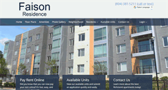 Desktop Screenshot of faisonresidence.net